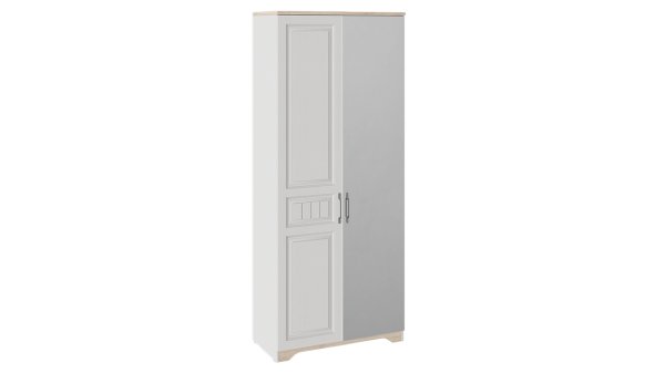 Шкаф для одежды с 1-й глухой и 1-й зеркальной дверью ТД-353.22.002 Тоскана (ТриЯ)
